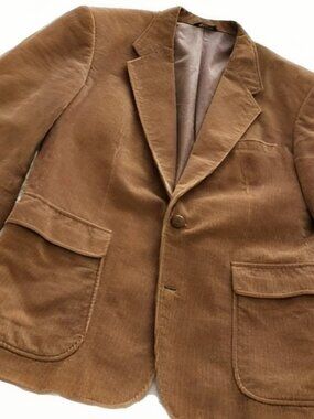 David Taylor Sport Coat Blazer in Beige Corduroy